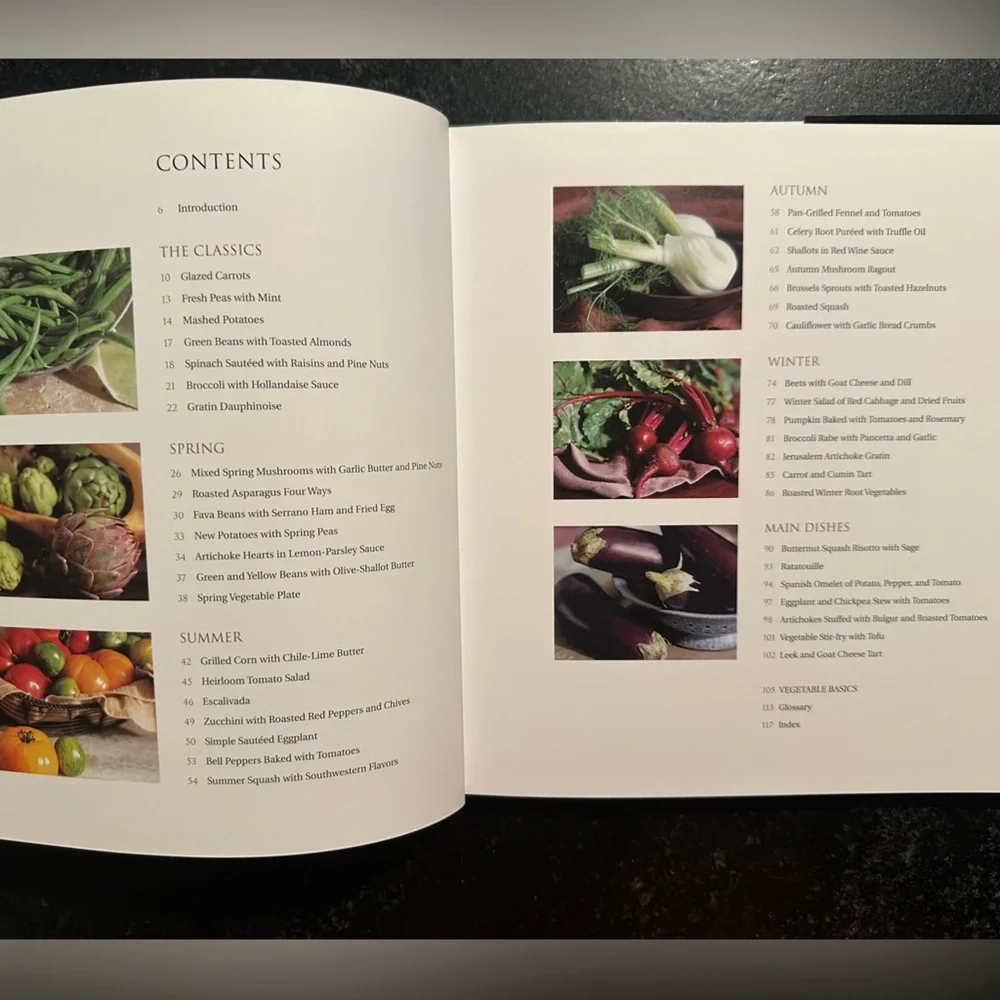 Williams Sonoma Steak & Chop and Vegetable Cookbooks - Brown and Green Covers